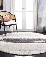 Safavieh Fontana Shag FNT898F 8'x8' Round Area Rug