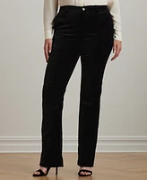 Lauren Ralph Plus Velvet Bootcut Pants