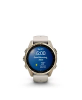 Garmin fenix 8 43mm, Amoled, Saphire ,Soft Gold, Sand band, Na