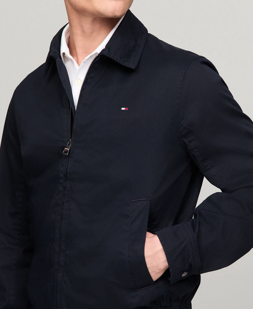 Tommy Hilfiger Men's Cotton Ivy Zip-Front Jacket