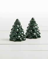 Ttu Gallery Green Tree Salt & Pepper Set