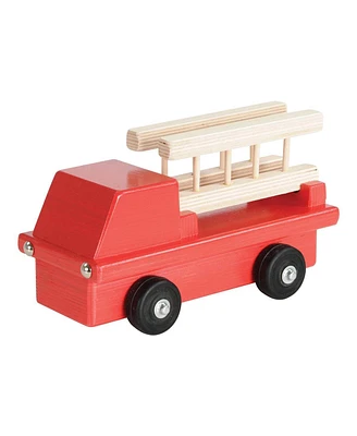 Kaplan Early Learning Birch and Maple Wooden Fire Truck