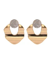 Laundry by Shelli Segal Doorknocker Earrings