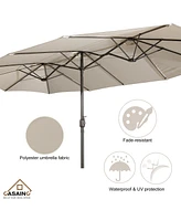 Casainc Patio Maket Umbrella with base