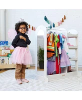 ECR4Kids Dress Up Center with Mirrors, Natural