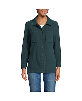 Lands' End Women's Anyweather Fleece Shirt Jacket