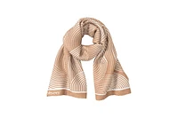 Olsen Micropleat Retro Print Scarf