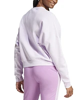 adidas Women's Essentials Feel Cozy Logo Fleece Sweatshirt