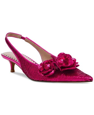 Betsey Johnson Women's Aurroa Embellished Slingback Pumps