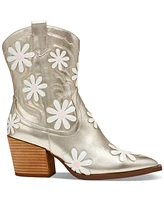 Betsey Johnson Women's Teddy Daisy Western Booties