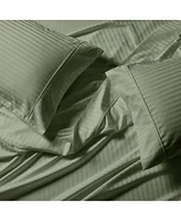 Egyptian Linens Extra Deep Pockets 22 Inches Stripe 650 Easy Care Sheet Sets Queen