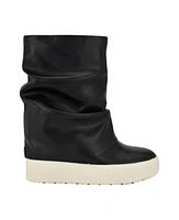 Guess Women's Guinna Fold Over Slouchy Silhouette Booties