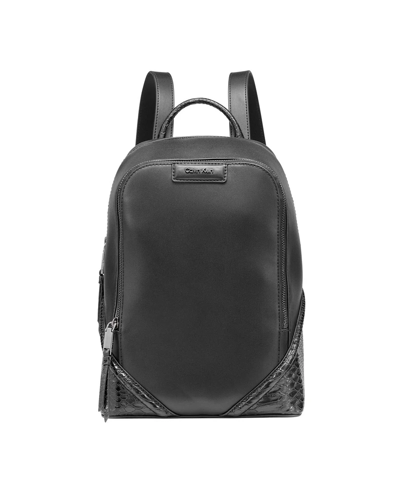 Calvin Klein Iver Mixed Material Zip-Around Backpack