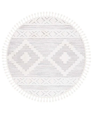 Safavieh Moroccan Tassel Shag MTS640A 8'x8' Round Area Rug