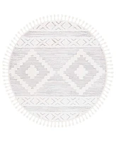 Safavieh Moroccan Tassel Shag MTS640A 8'x8' Round Area Rug