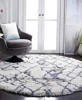 Safavieh Horizon Shag HZN894M 8'x8' Round Area Rug