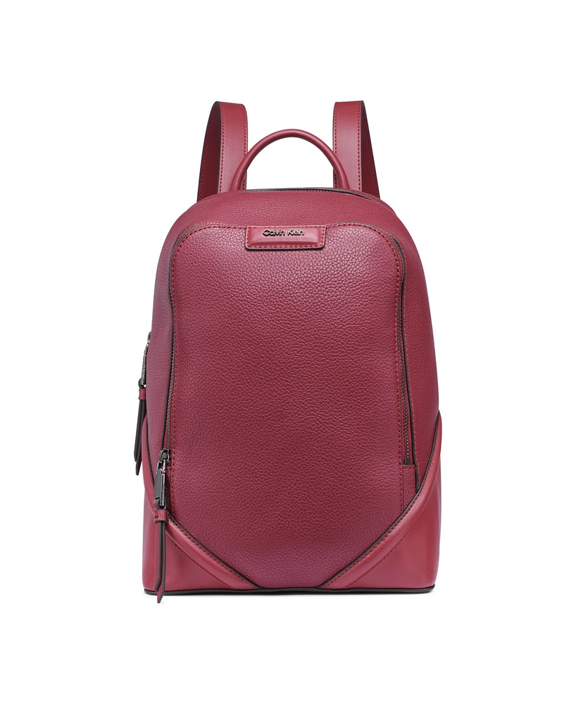 Calvin Klein Iver Mixed Material Zip-Around Backpack