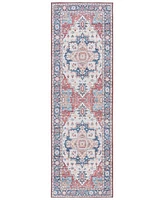 Safavieh Tucson Washable TSN913Q 2'6"x8' Runner Area Rug