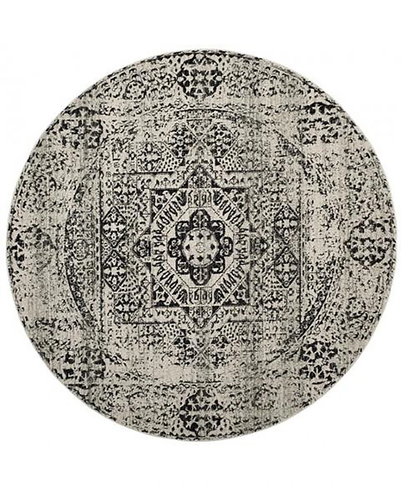 Safavieh Evoke EVK260T 9'x9' Round Area Rug