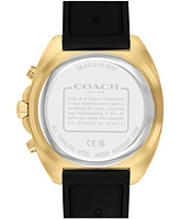 Coach Men's Charter Silicone Strap Watch 44.5mm