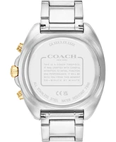 Coach Men's Charter Two-Tone Stainless Steel Bracelet Watch 44.5mm - Two