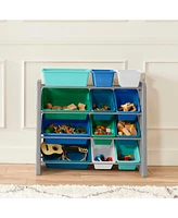 ECR4Kids Tree Storage Organizer with 12 Bins, Contemporary