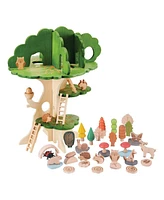 Learning Advantage Woodland Trail Treehouse & Woodland Trail Accessory Set