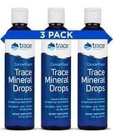 Trace Minerals ConcenTrace Drops | Full Spectrum Minerals | Ionic Liquid Magnesium, Chloride, Potassium | Low Sodium | Energy, Electrolytes