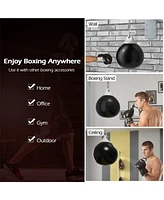 Sugift 21 Inch Water Punching Bag with Adjustable Metal Chain