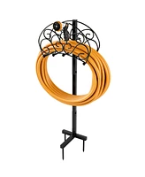 Inolait Detachable Freestanding Hose Holder for Outdoor Yard Garden Lawn