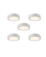 Moose 5-Pack Led Recessed Lighting Dimmable Downlight 5.5 Inch 3500 K,1100 Lm