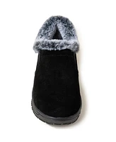 Minnetonka Women's Eagan Suede Faux Fur Lined Booties