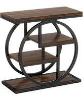 Tribesigns End Table for Living Room, 4