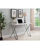 Kings Brand Furniture Modern Home Office Writing Workstation Computer Desk (White)