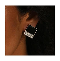 Sohi Women's Block Stud Earrings