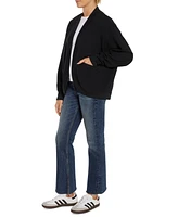 Three Dots Women's Sean Cocoon Open-Front Cardigan