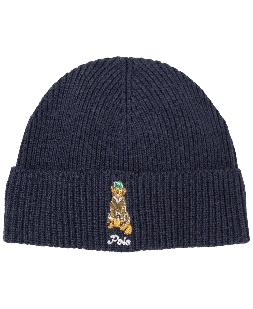 Polo Ralph Lauren Men's Preppy Golden Retriever Beanie