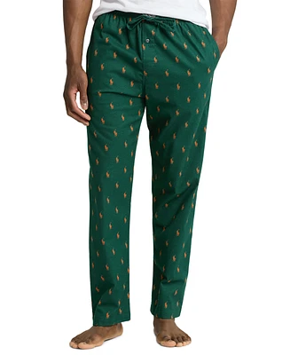 Polo Ralph Lauren Men's Flannel Pony-Print Pajama Pants