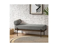 Hulala Home Traditional Damacio Bench with One Removeable Pillow