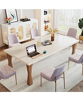 Tribesigns Executive Desk, 71" W x 35" D Large Office Desk, Modern Computer Desk Conference Table Meeting Room Table, Business Furniture for Home Offi