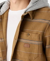 O'Neill Landmarked Stripe Hooded Flann Button Shirt
