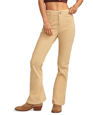 Lucky Brand Women's Stevie High-Rise Corduroy Flare Pants