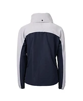 Cutter & Buck Women's Navy Chicago Cubs Charter Eco Half-Zip Anorak Jacket
