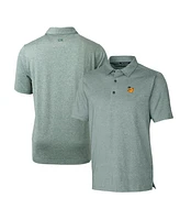 Cutter & Buck Men's Heather Green Baylor Bears Logo Forge Stretch Polo