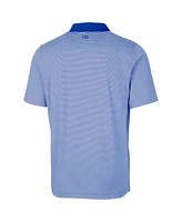 Cutter & Buck Men's Blue Florida Gators Forge Tonal Stripe Stretch Polo