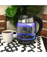 Megachef 1.8Lt. Glass and Stainless Steel Electric Tea Kettle