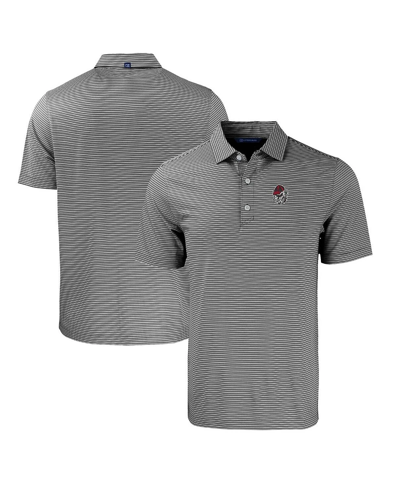 Cutter & Buck Men's Georgia Bulldogs Forge Eco Double Stripe Stretch Polo