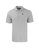 Cutter & Buck Men's Rutgers Scarlet Knights Forge Eco Double Stripe Stretch Polo