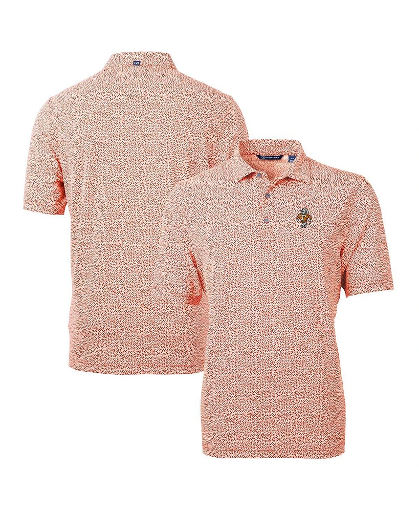 Cutter & Buck Men's Tennessee Volunteers Vault DryTec Virtue Eco Pique Botanical Print Polo
