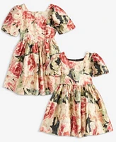 Rare Editions Floral Organza Dress